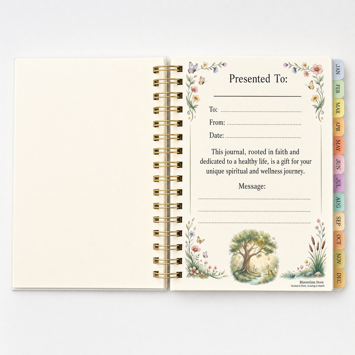 BloomBiome 2026 Daily Scripture Planner & Calendar