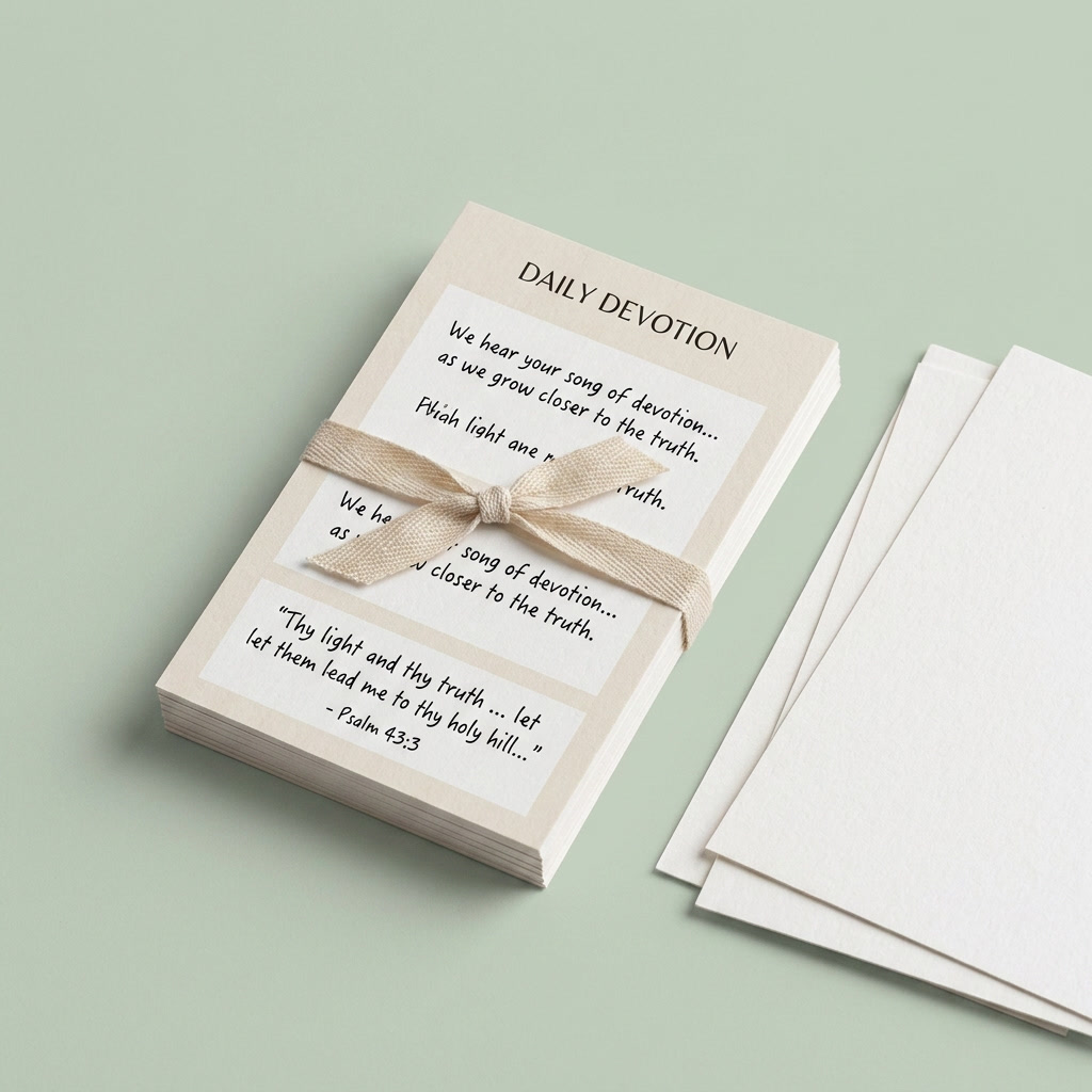 Devotional Note Cards
