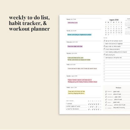 BloomBiome 2026-2027 Daily Planner & Scripture