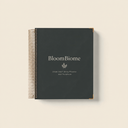 BloomBiome 2026-2027 Daily Planner & Scripture