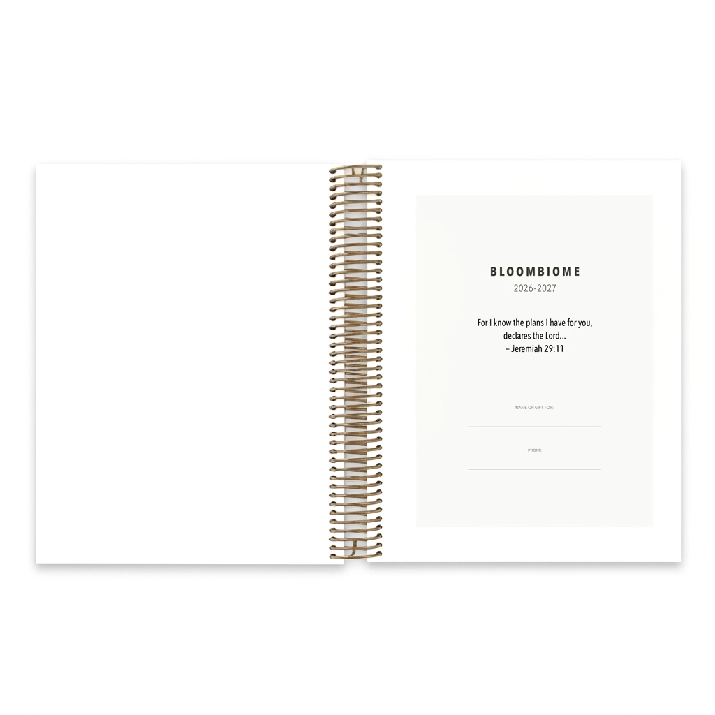 BloomBiome Planner — 2026–2027 Daily Planner & Scripture