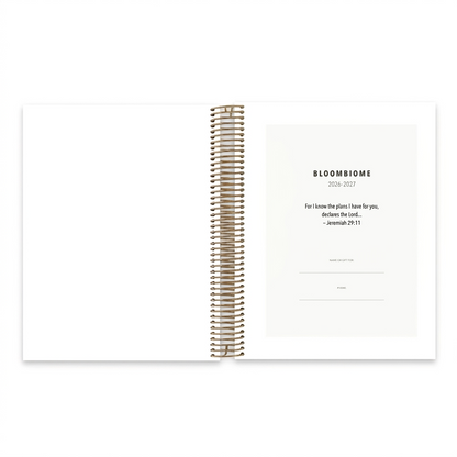 BloomBiome Planner — 2026–2027 Daily Planner & Scripture